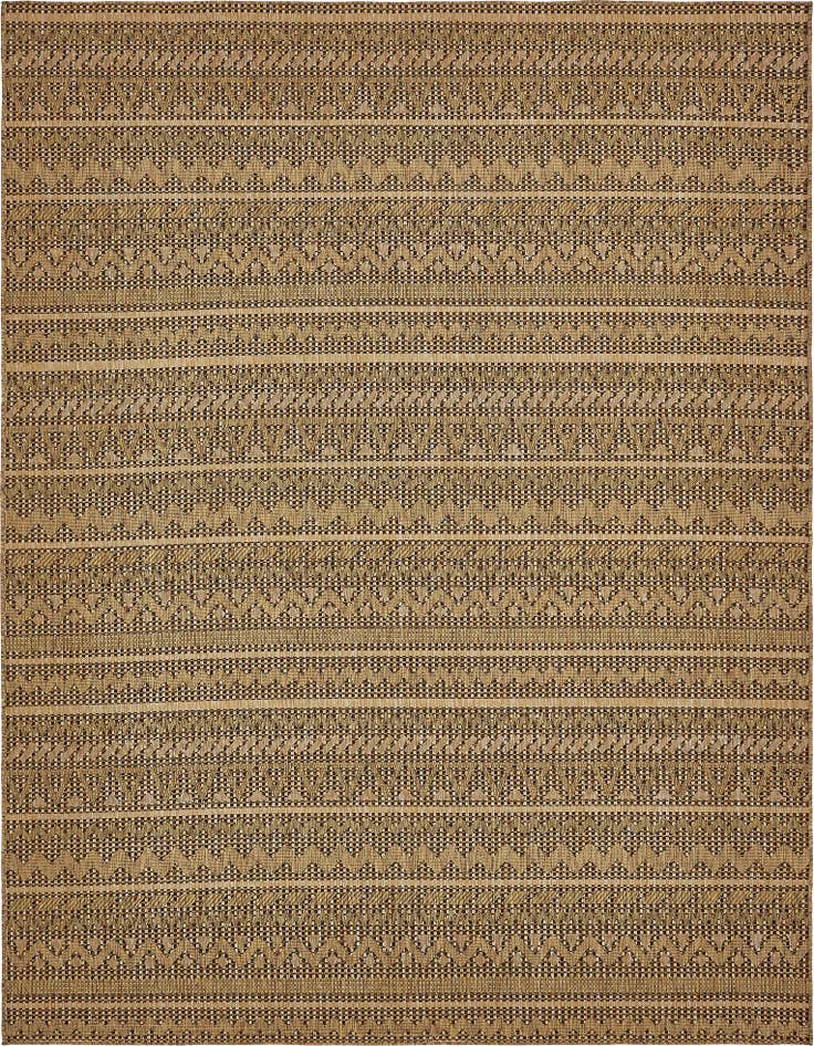 Detail image of 9' x 12' Easy-Clean Modern Indoor / Outdoor Rug
