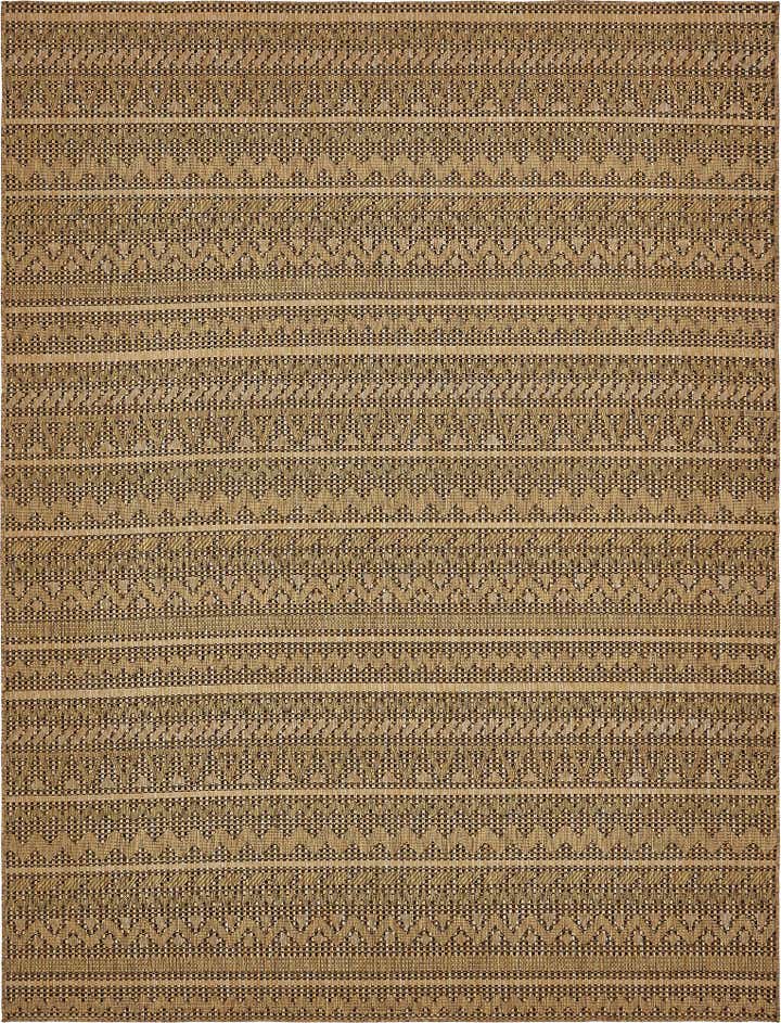 9' x 12' Easy-Clean Modern Indoor / Outdoor Rug