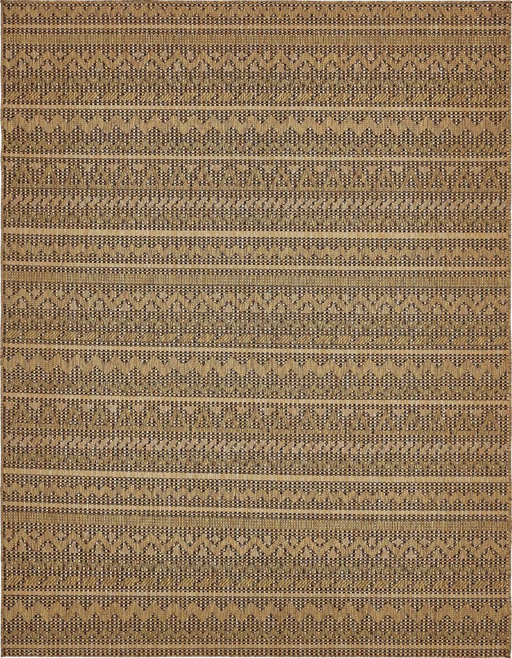 Detail image of 8' x 11' 4 Easy-Clean Modern Indoor / Outdoor Rug