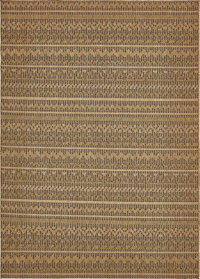 Detail image of 8' x 11' 4 Easy-Clean Modern Indoor / Outdoor Rug