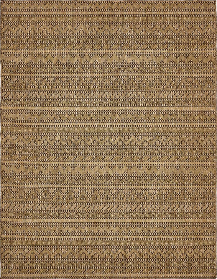 Detail image of 7' x 10' Easy-Clean Modern Indoor / Outdoor Rug