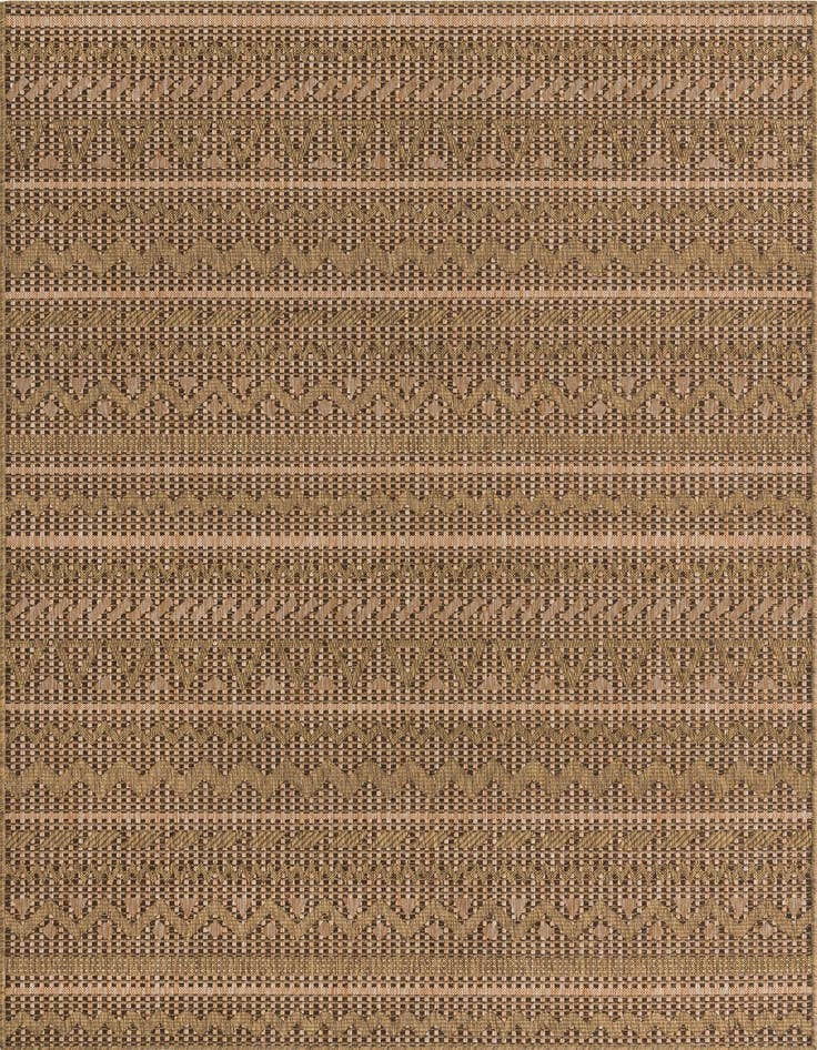 Detail image of 6' x 9' Easy-Clean Modern Indoor / Outdoor Rug