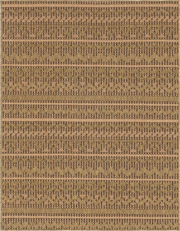 Detail image of 5' x 8' Easy-Clean Modern Indoor / Outdoor Rug