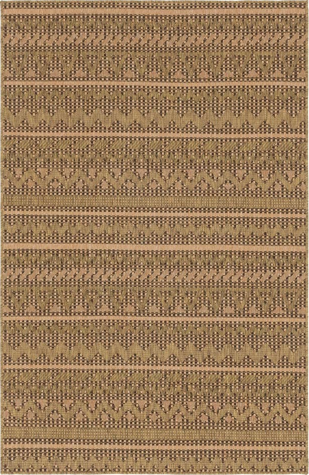 Detail image of 5' x 8' Easy-Clean Modern Indoor / Outdoor Rug