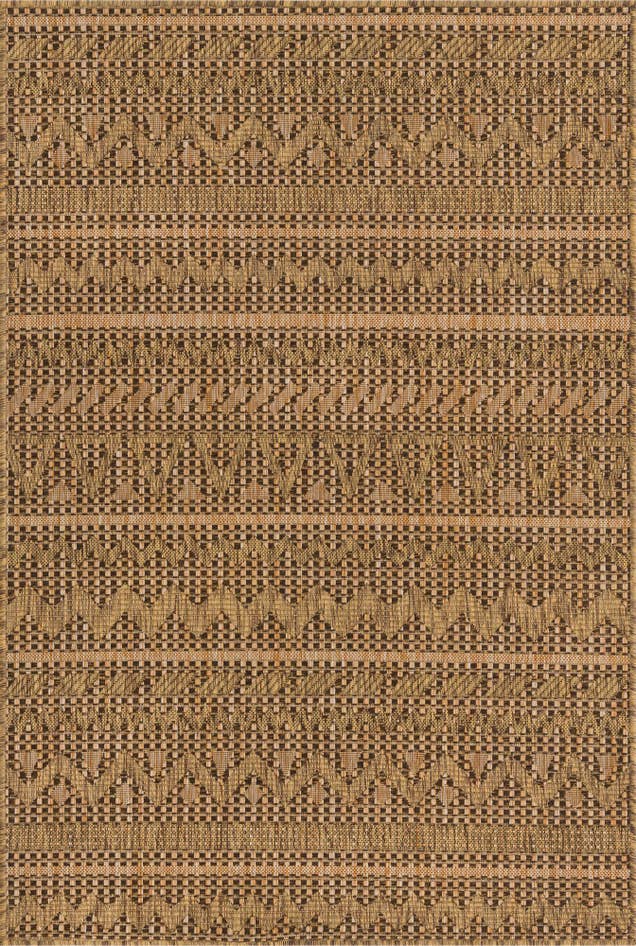 Detail image of 4' x 6' Easy-Clean Modern Indoor / Outdoor Rug