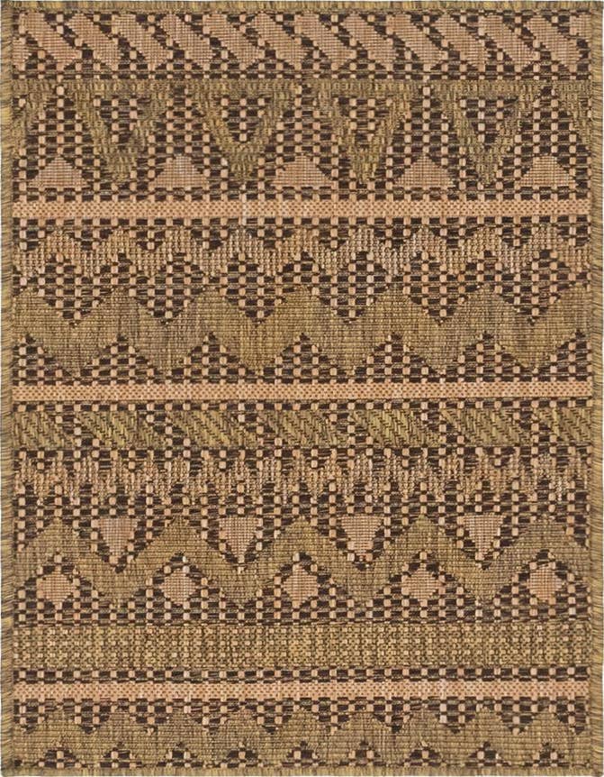 Detail image of 2' x 3' Easy-Clean Modern Indoor / Outdoor Rug