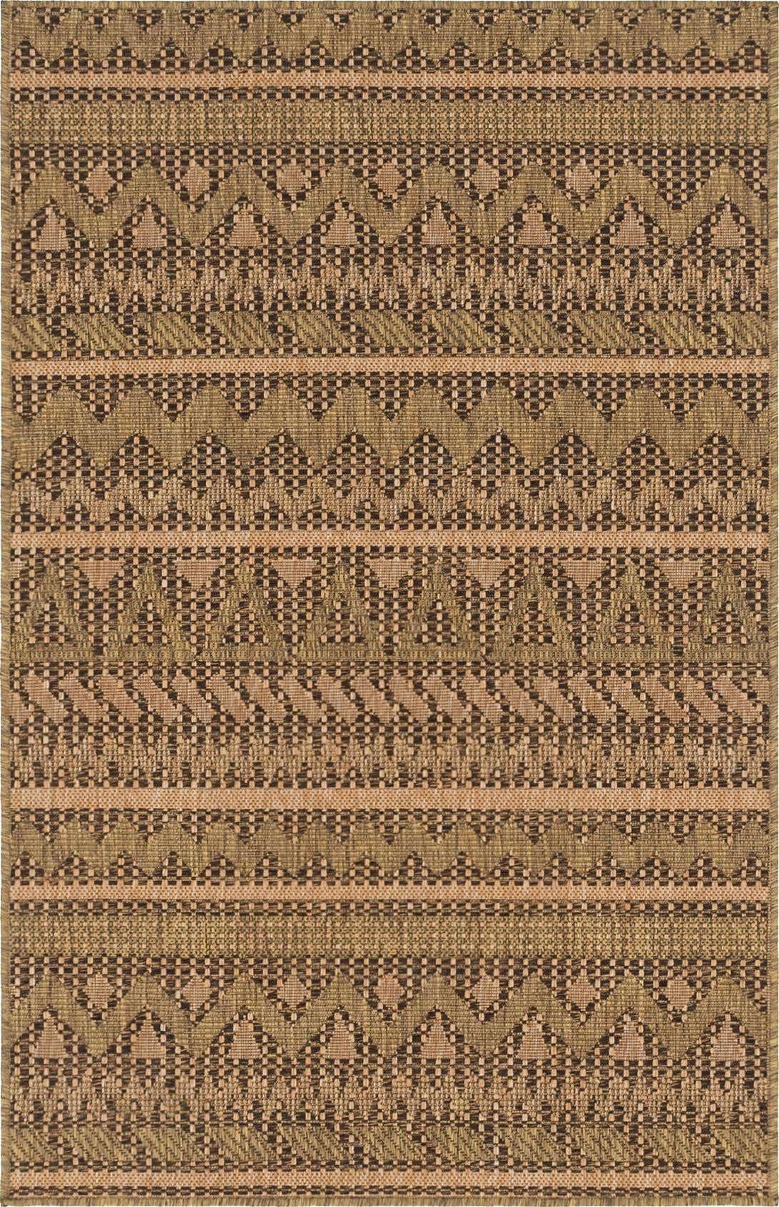 3' 3 x 5' Easy-Clean Modern Indoor / Outdoor Rug