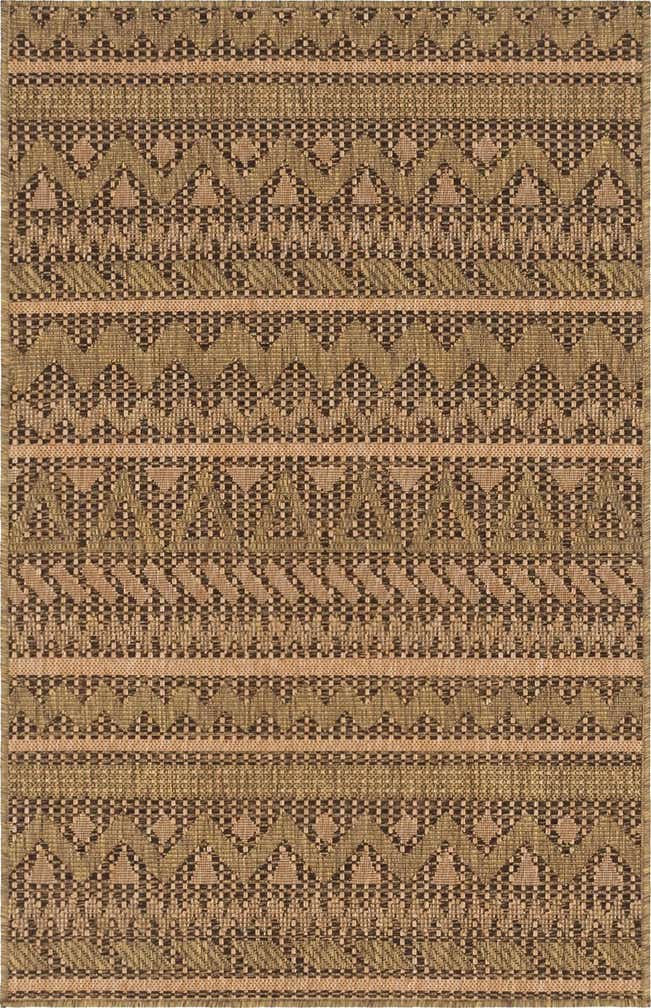 3' 3 x 5' Easy-Clean Modern Indoor / Outdoor Rug