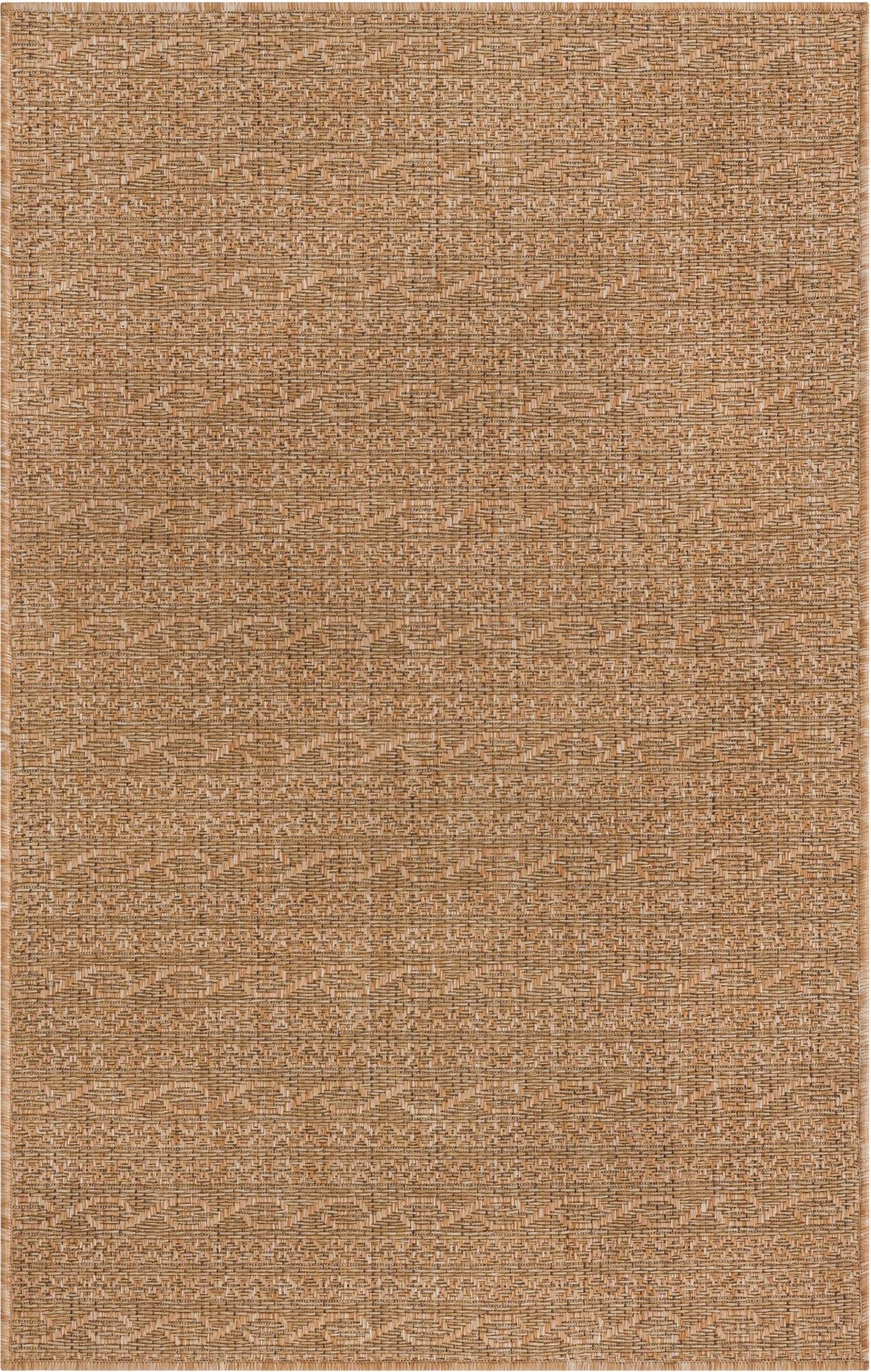 Primary image 3' 3 x 5'  Washable Modern Indoor / Outdoor Rug