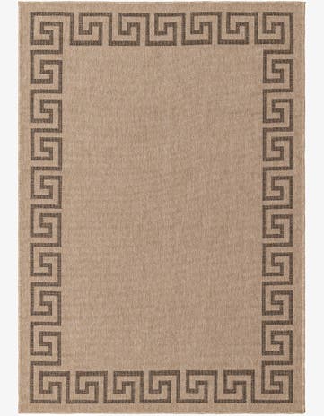 5' 2 x 7' 6 Easy-Clean Modern Indoor / Outdoor Rug