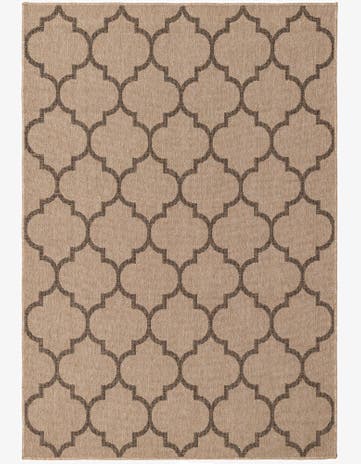 5' 2 x 7' 6 Easy-Clean Modern Indoor / Outdoor Rug