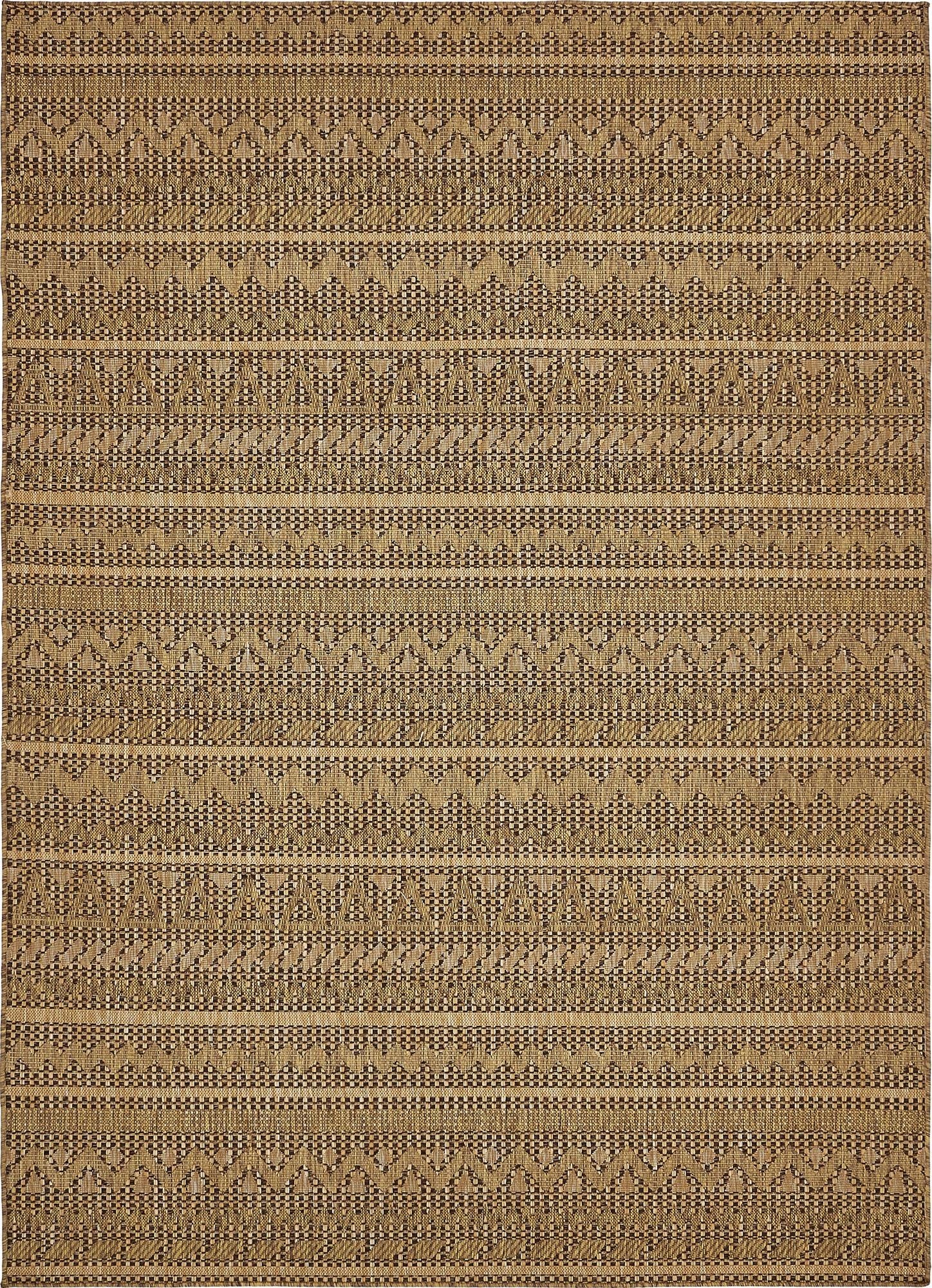 Primary image 7' x 10'  Washable Modern Indoor / Outdoor Rug