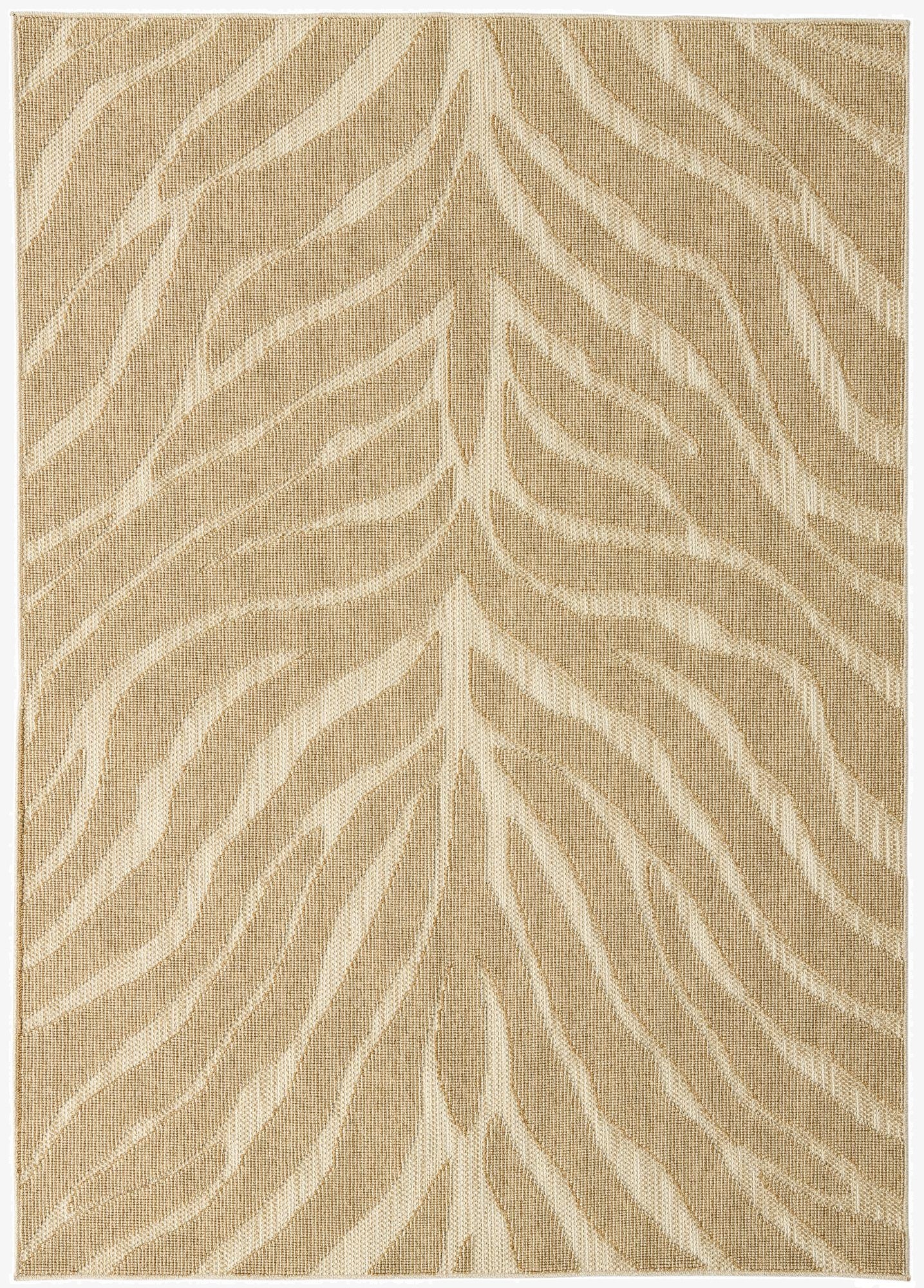 5' 4 x 7' 6  Washable Modern Indoor / Outdoor Rug
