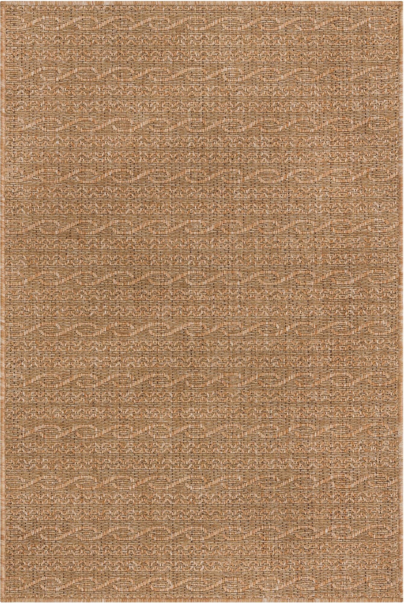 Primary image 5' 3 x 8'  Washable Modern Indoor / Outdoor Rug