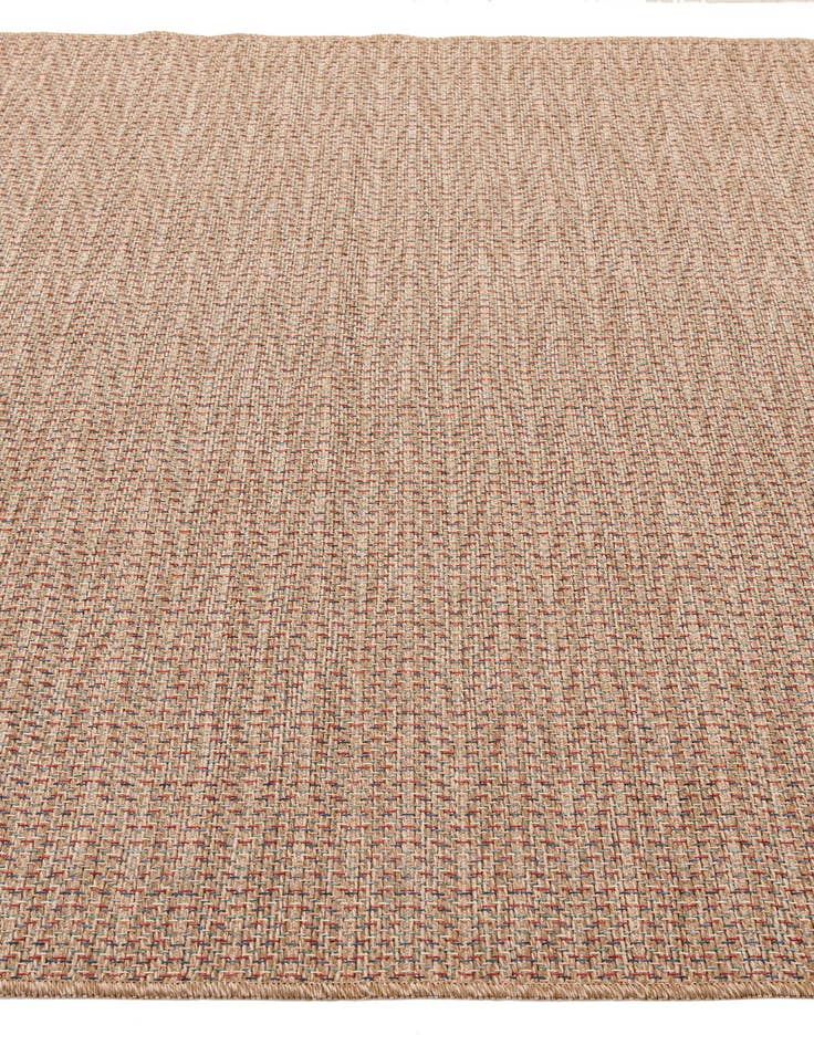 Detail image of 5' 2 x 7' 5  Washable Solid Indoor / Outdoor Rug