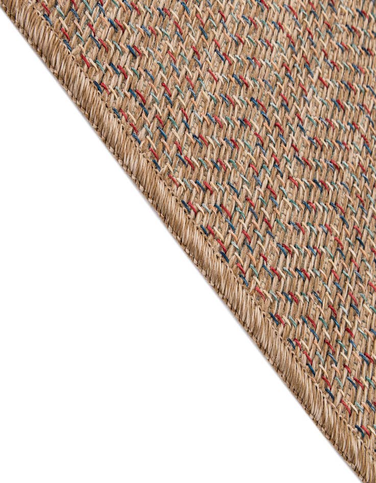 Detail image of 5' 2 x 7' 5  Washable Solid Indoor / Outdoor Rug