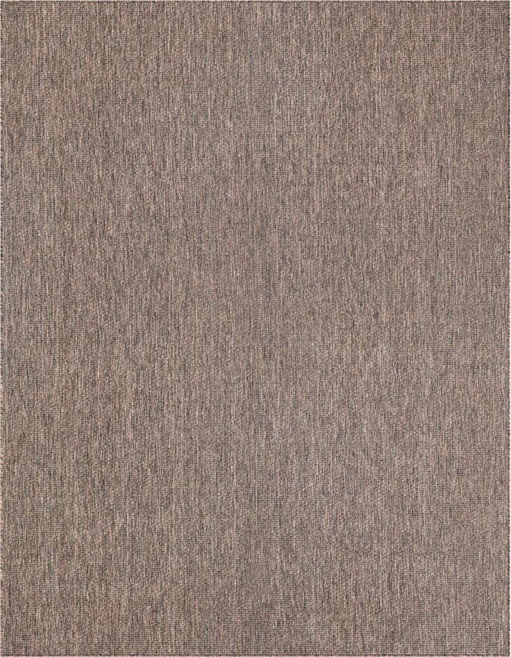 Detail image of 7' 10 x 11' Easy-Clean Solid Indoor / Outdoor Rug