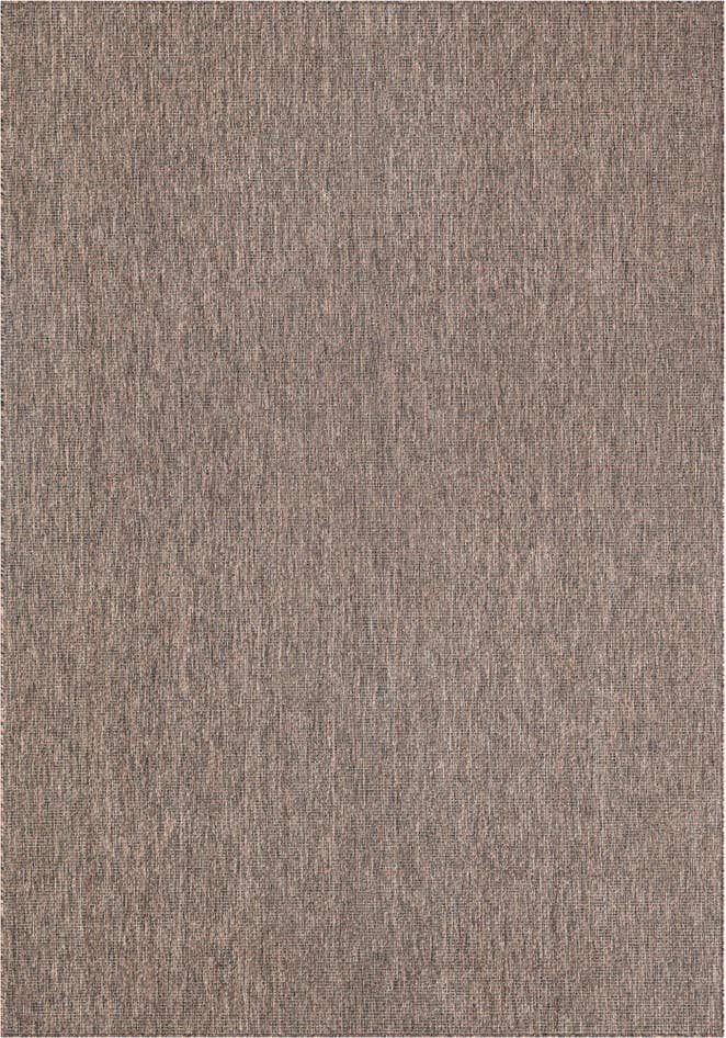Detail image of 7' 10 x 11' Easy-Clean Solid Indoor / Outdoor Rug