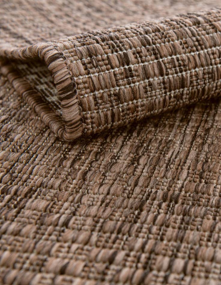 Detail image of 5' 3 x 8'  Washable Solid Indoor / Outdoor Rug