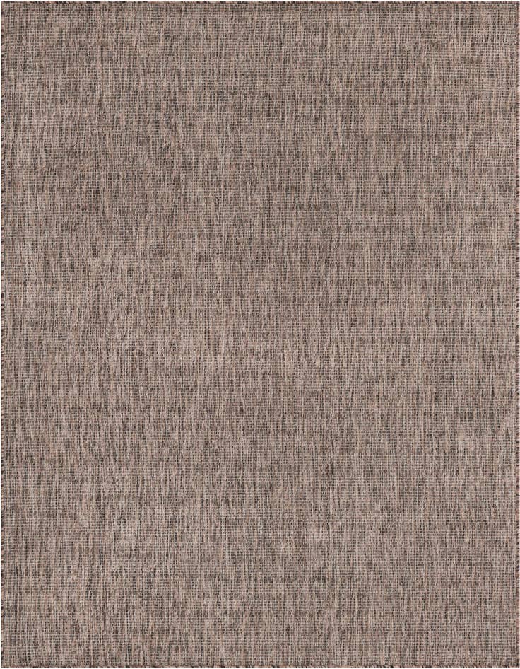 Detail image of 5' 3 x 8' Easy-Clean Solid Indoor / Outdoor Rug