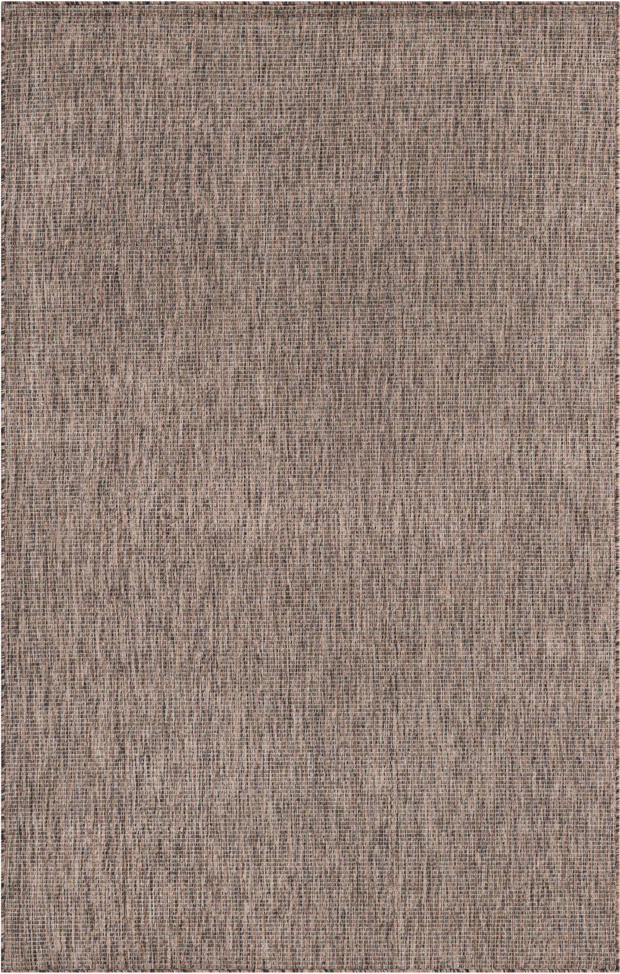 5' 3 x 8' Easy-Clean Solid Indoor / Outdoor Rug