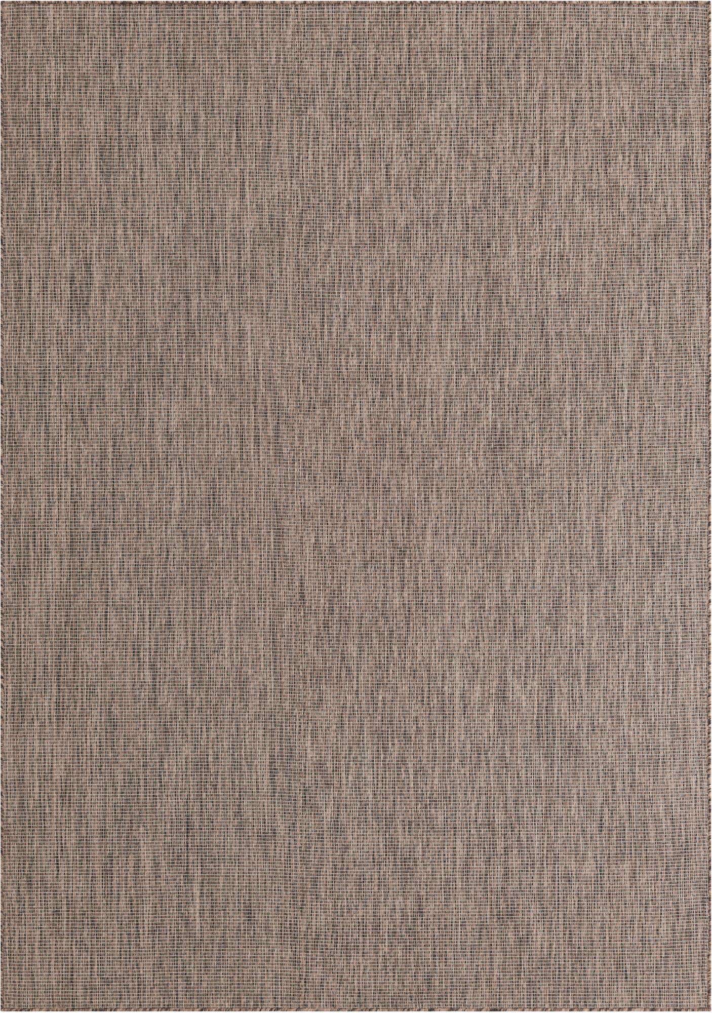 7' x 10' Easy-Clean Solid Indoor / Outdoor Rug