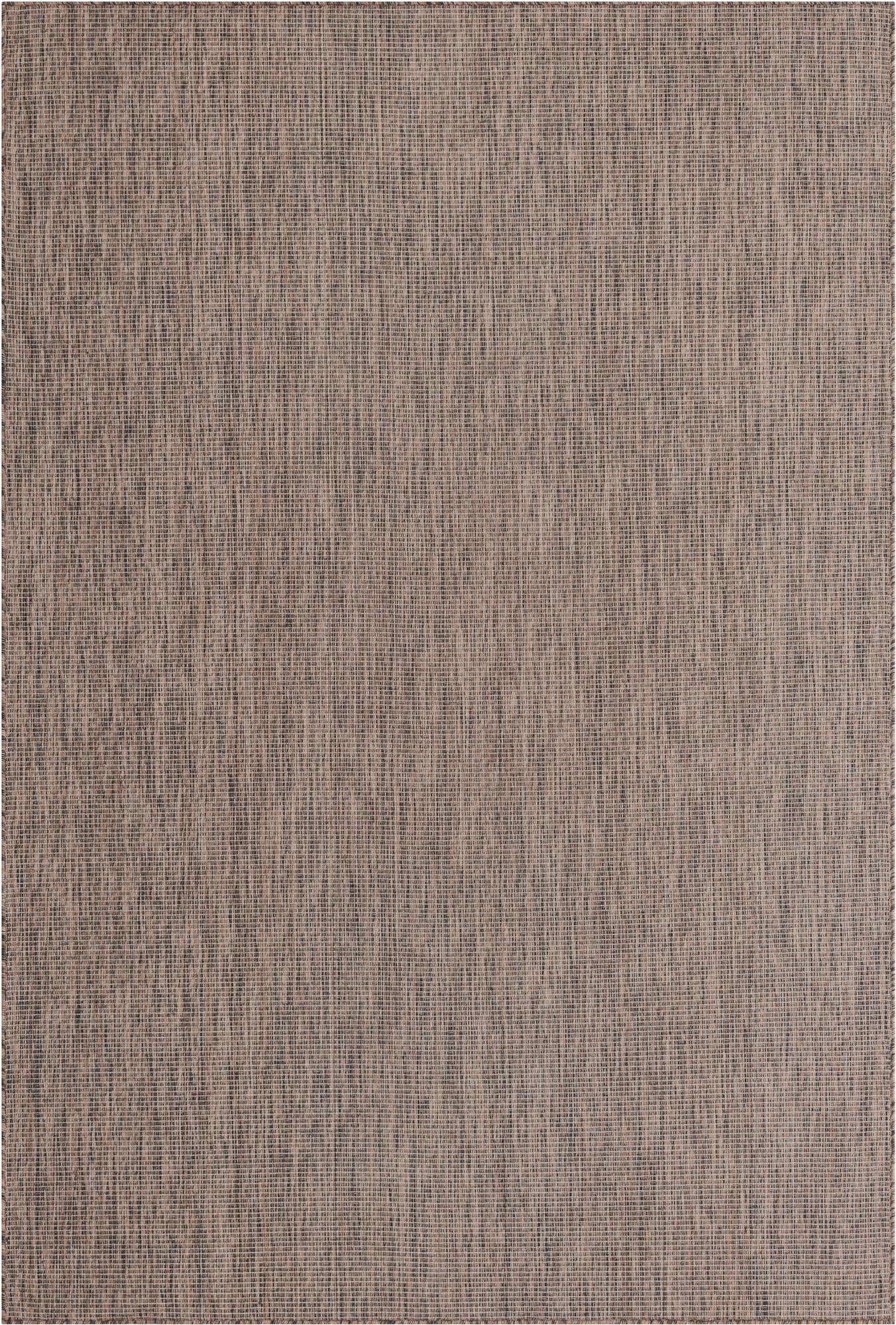 6' x 9' Easy-Clean Solid Indoor / Outdoor Rug