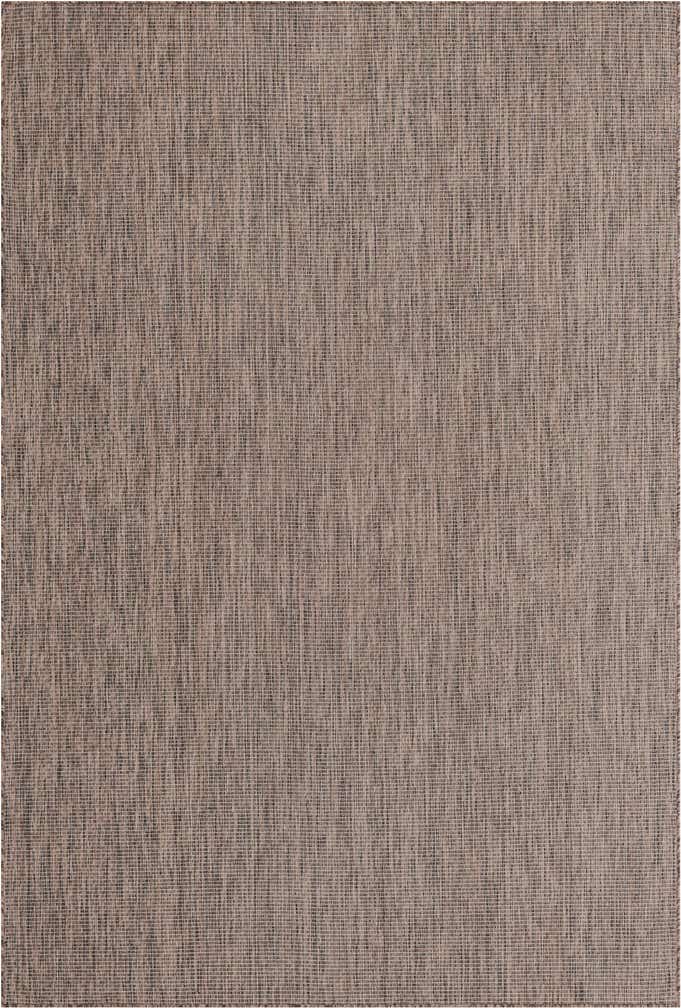 6' x 9' Easy-Clean Solid Indoor / Outdoor Rug