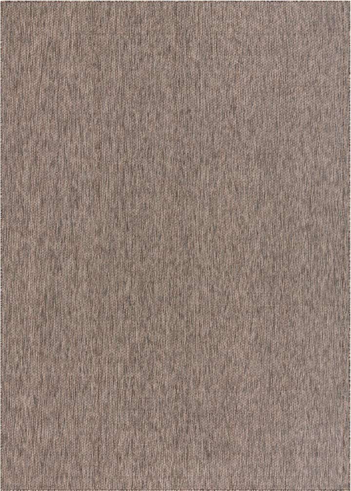 9' x 12' Easy-Clean Solid Indoor / Outdoor Rug