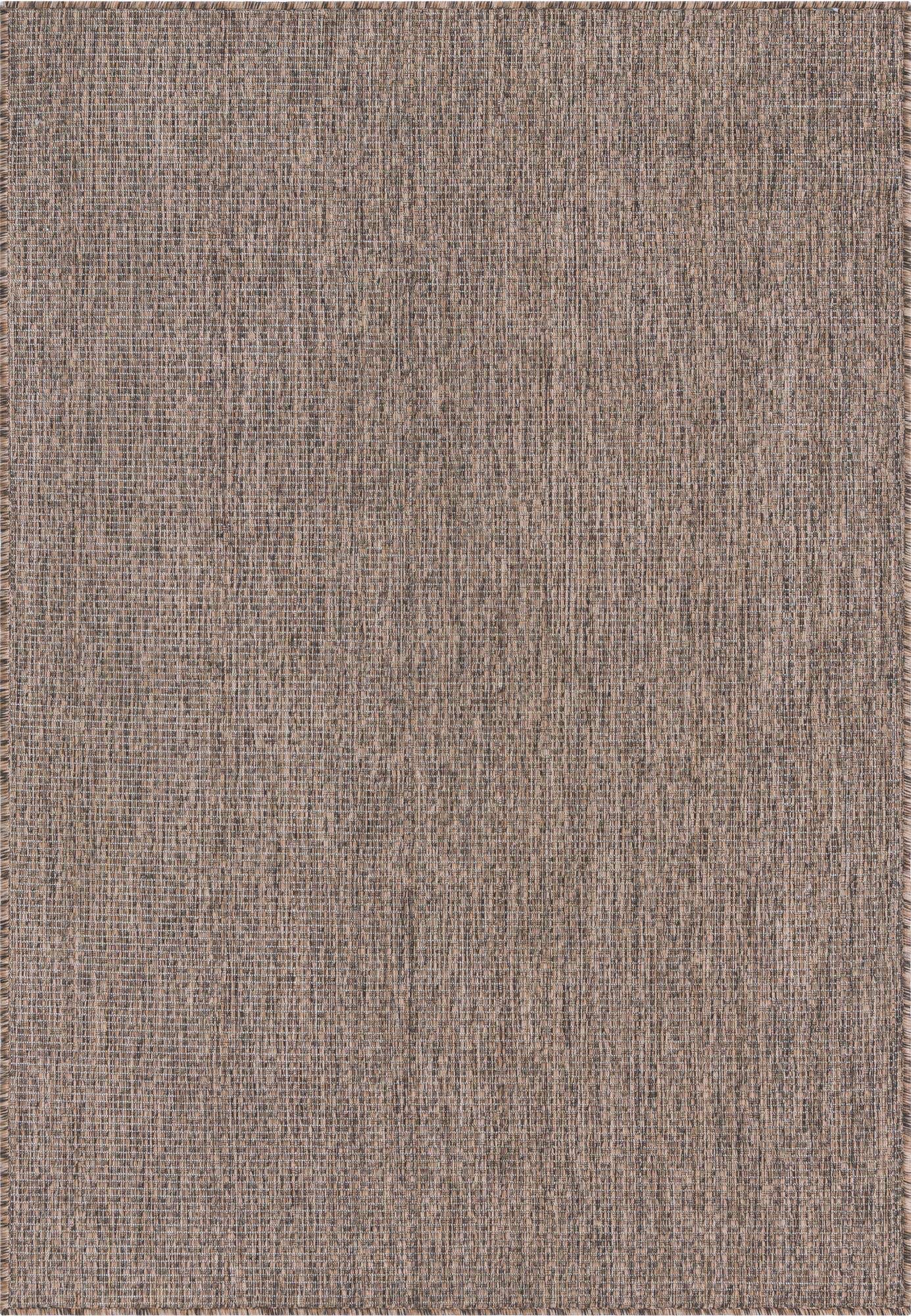 4' x 6' Easy-Clean Solid Indoor / Outdoor Rug