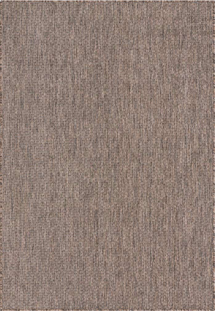 4' x 6' Easy-Clean Solid Indoor / Outdoor Rug