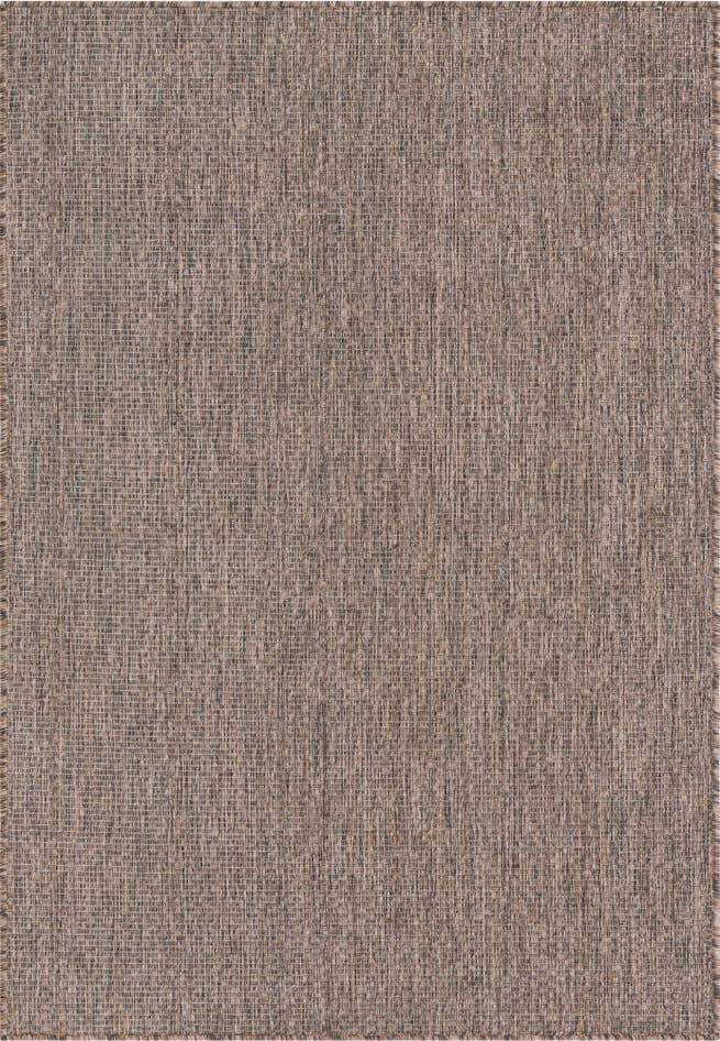 Detail image of 4' x 6' Easy-Clean Solid Indoor / Outdoor Rug