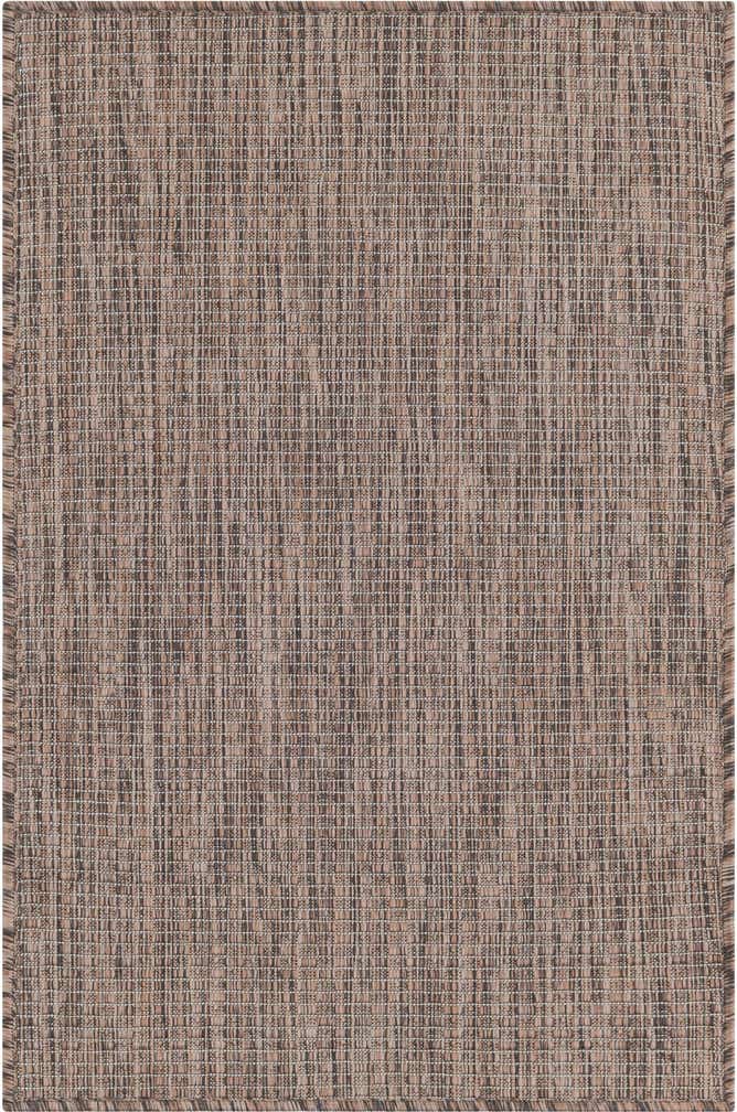 2' x 3' 1 Easy-Clean Solid Indoor / Outdoor Rug