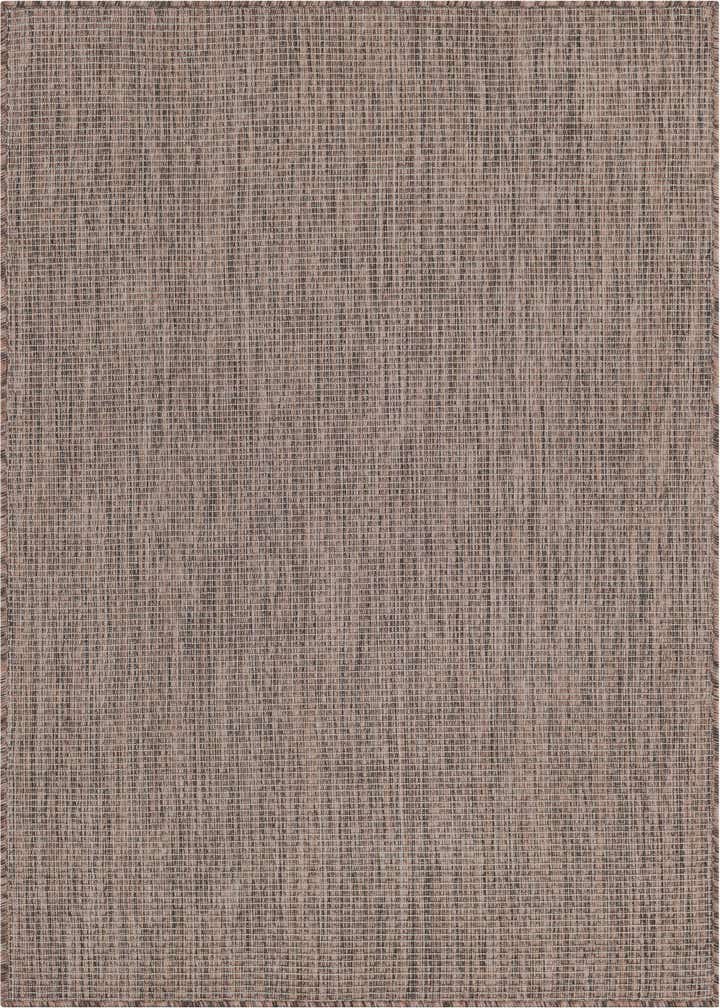 3' 1 x 5' 3 Easy-Clean Solid Indoor / Outdoor Rug