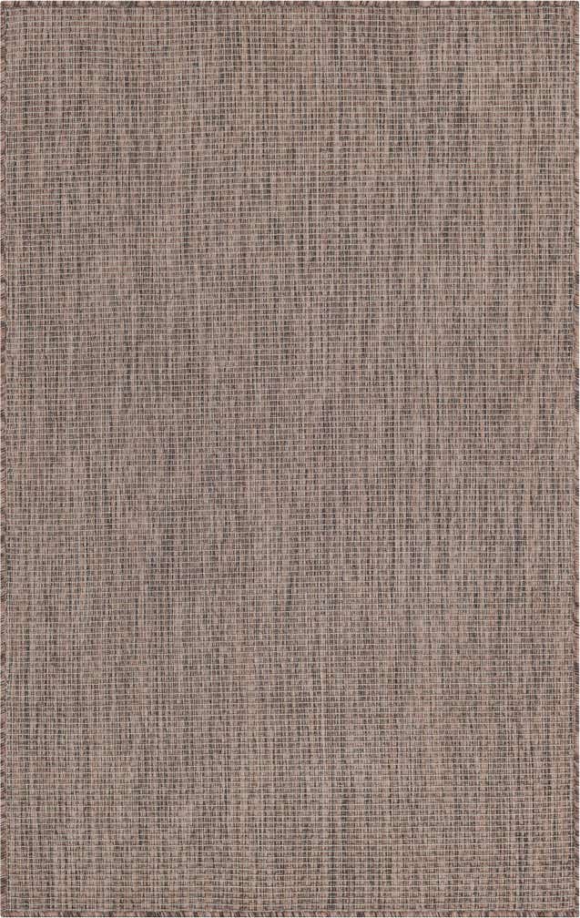 3' 1 x 5' 3 Easy-Clean Solid Indoor / Outdoor Rug