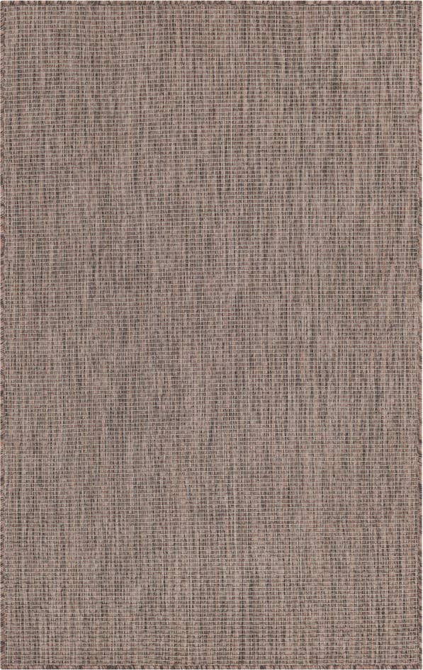 Detail image of 3' 1 x 5' 3 Easy-Clean Solid Indoor / Outdoor Rug