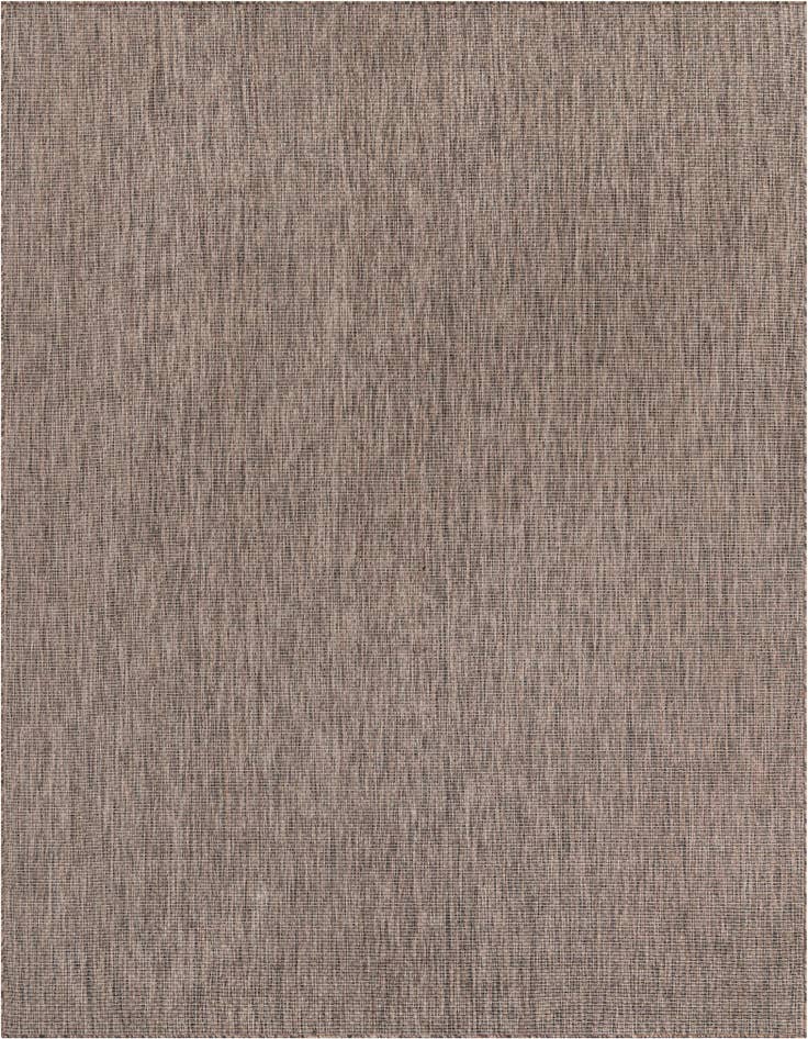 Detail image of 7' 10 x 10' Easy-Clean Solid Indoor / Outdoor Rug