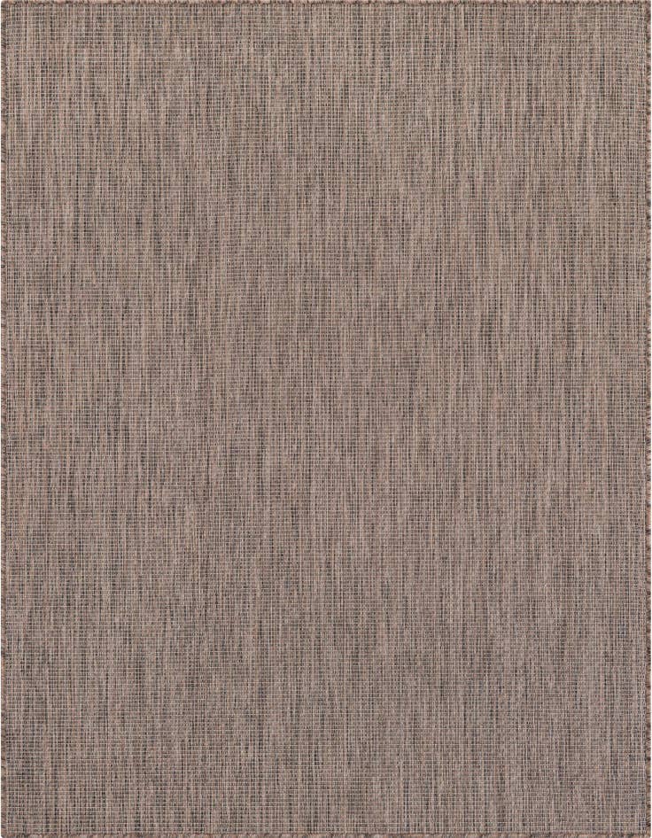 Detail image of 5' 3 x 7' Easy-Clean Solid Indoor / Outdoor Rug