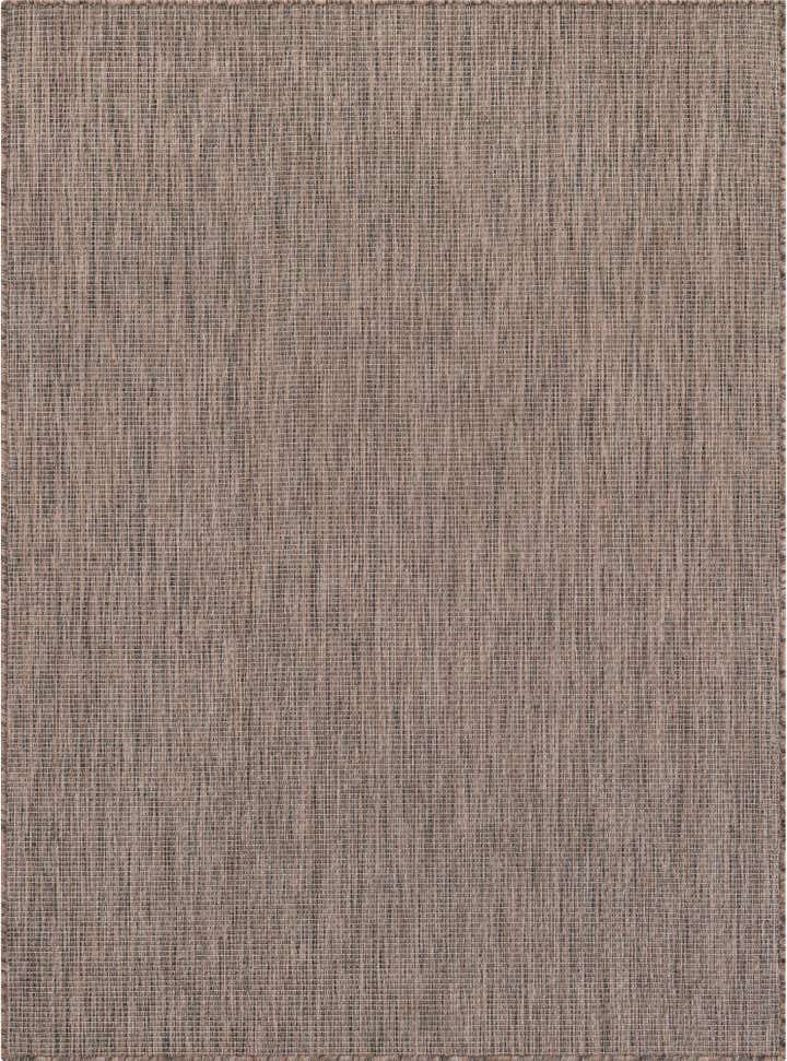 5' 3 x 7' Easy-Clean Solid Indoor / Outdoor Rug