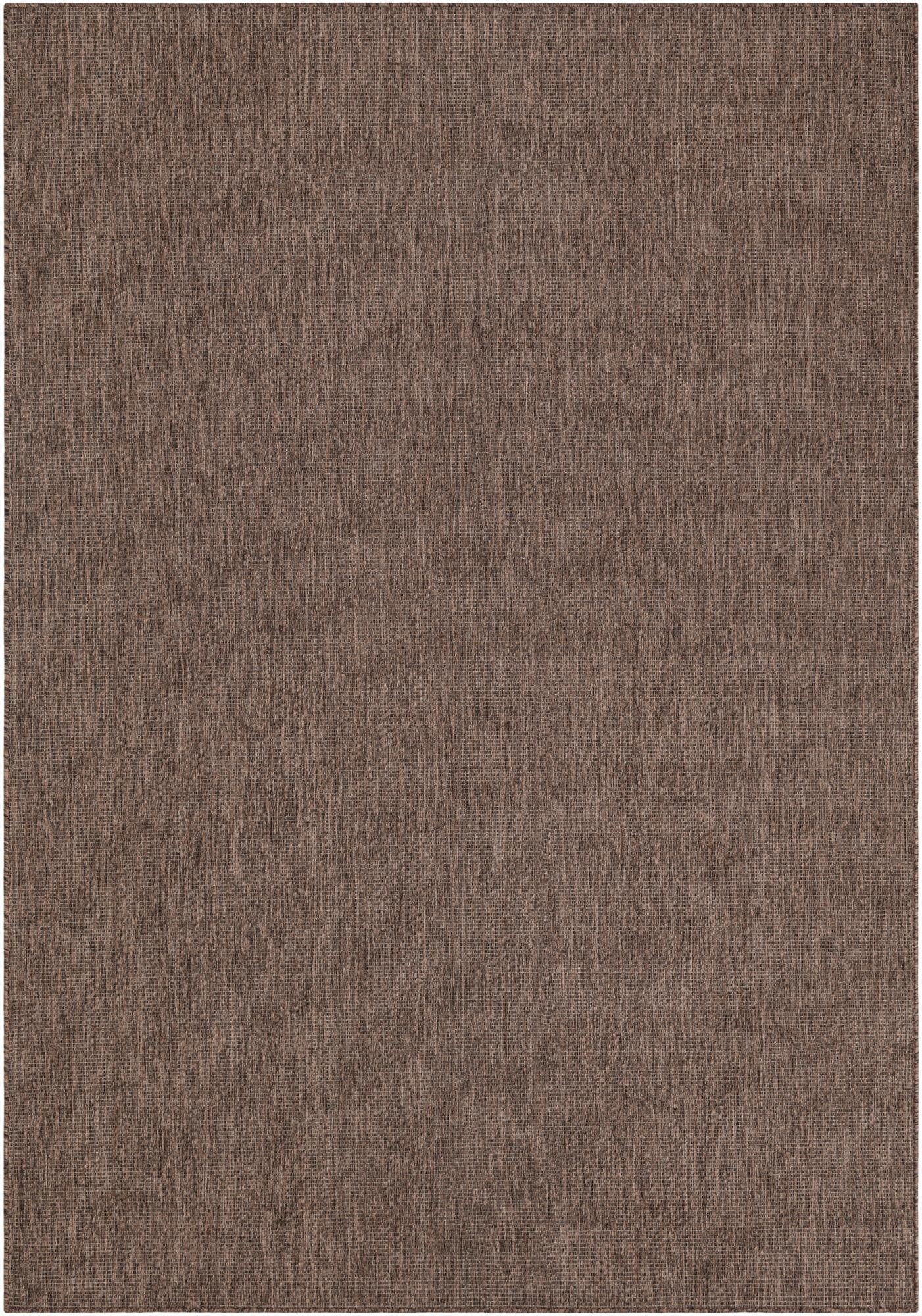 Primary image 7' 10 x 11'  Washable Solid Indoor / Outdoor Rug