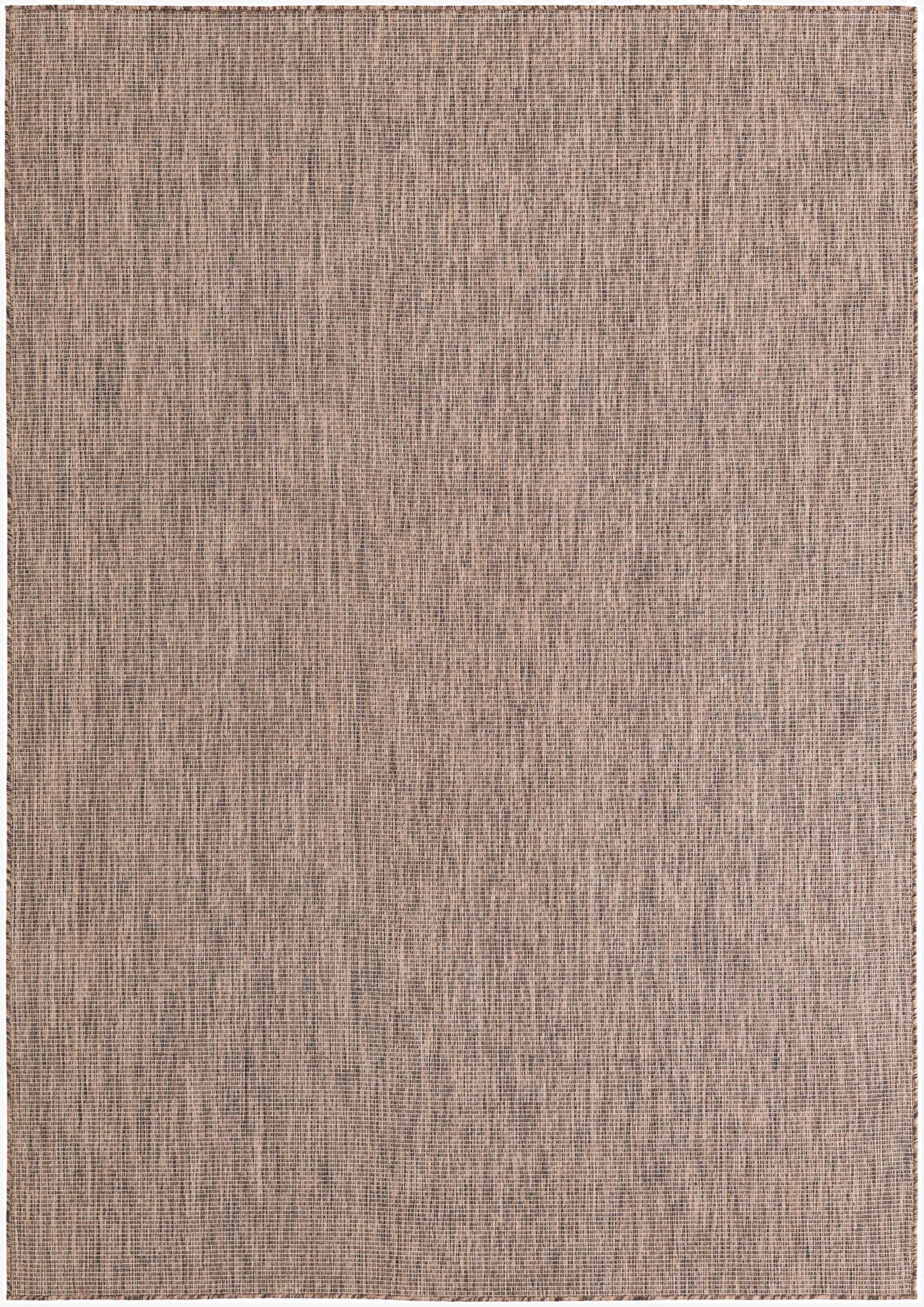 Primary image 7' x 10'  Washable Solid Indoor / Outdoor Rug