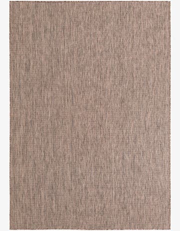 7' x 10' Easy-Clean Solid Indoor / Outdoor Rug