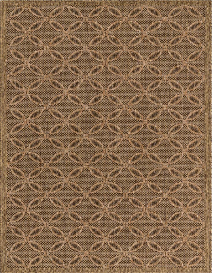 Detail image of 5' 3 x 8' Easy-Clean Trellis Indoor / Outdoor Rug