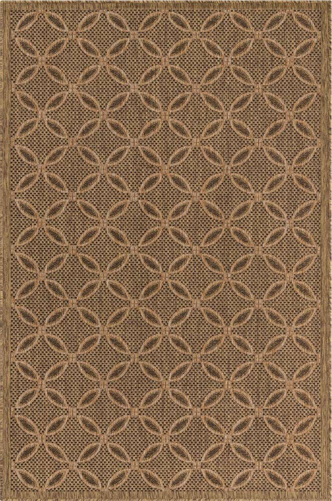 5' 3 x 8' Easy-Clean Trellis Indoor / Outdoor Rug