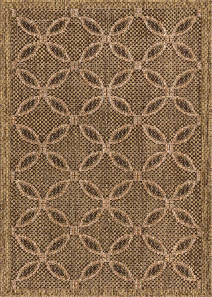 3' 3 x 5' Easy-Clean Trellis Indoor / Outdoor Rug