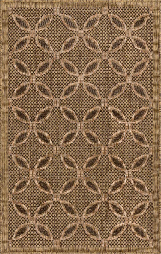 3' 3 x 5' Easy-Clean Trellis Indoor / Outdoor Rug