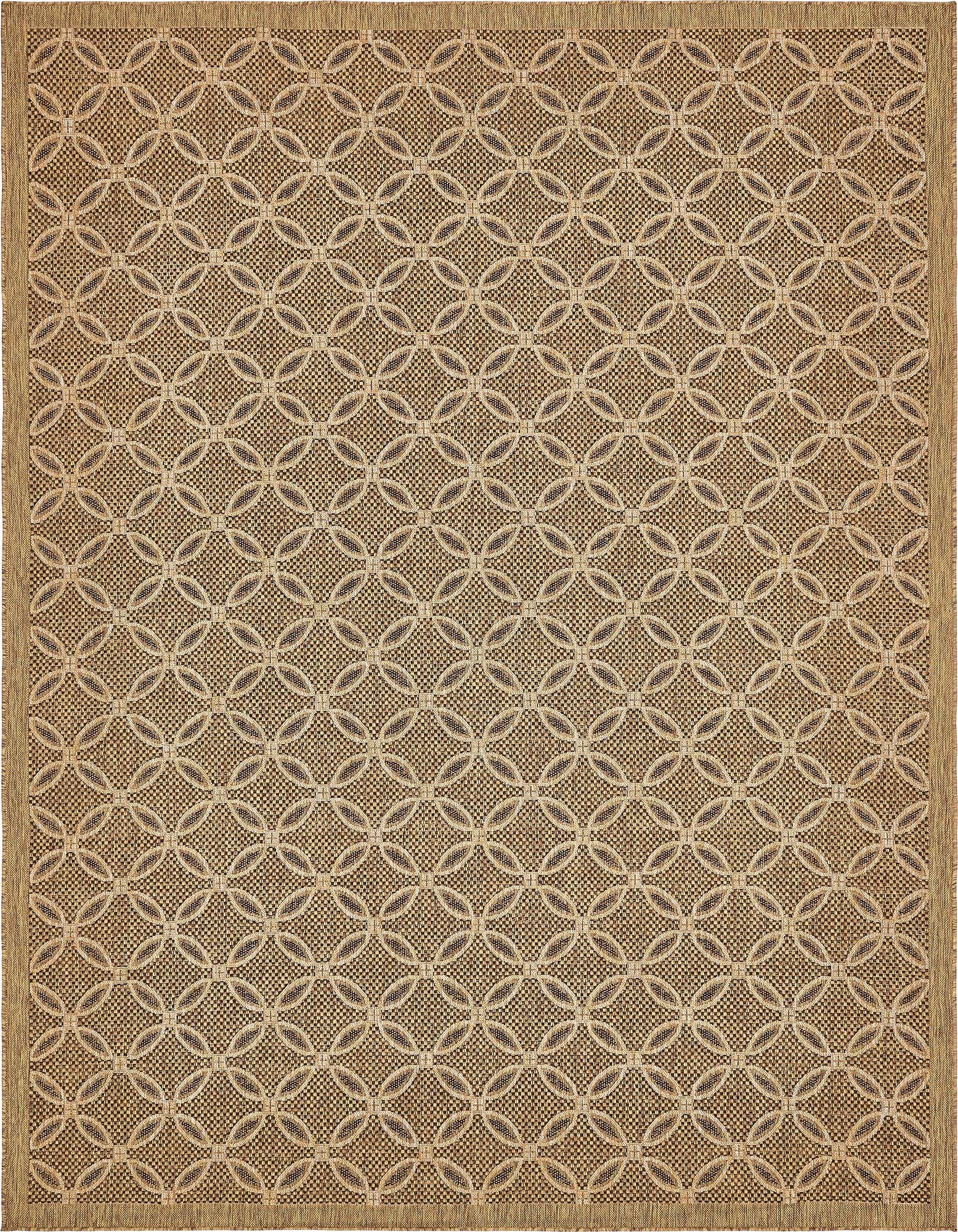9' x 12' 2 Easy-Clean Trellis Indoor / Outdoor Rug