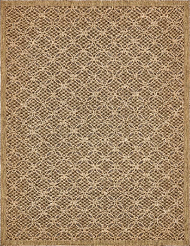 Detail image of 9' x 12' 2 Easy-Clean Trellis Indoor / Outdoor Rug
