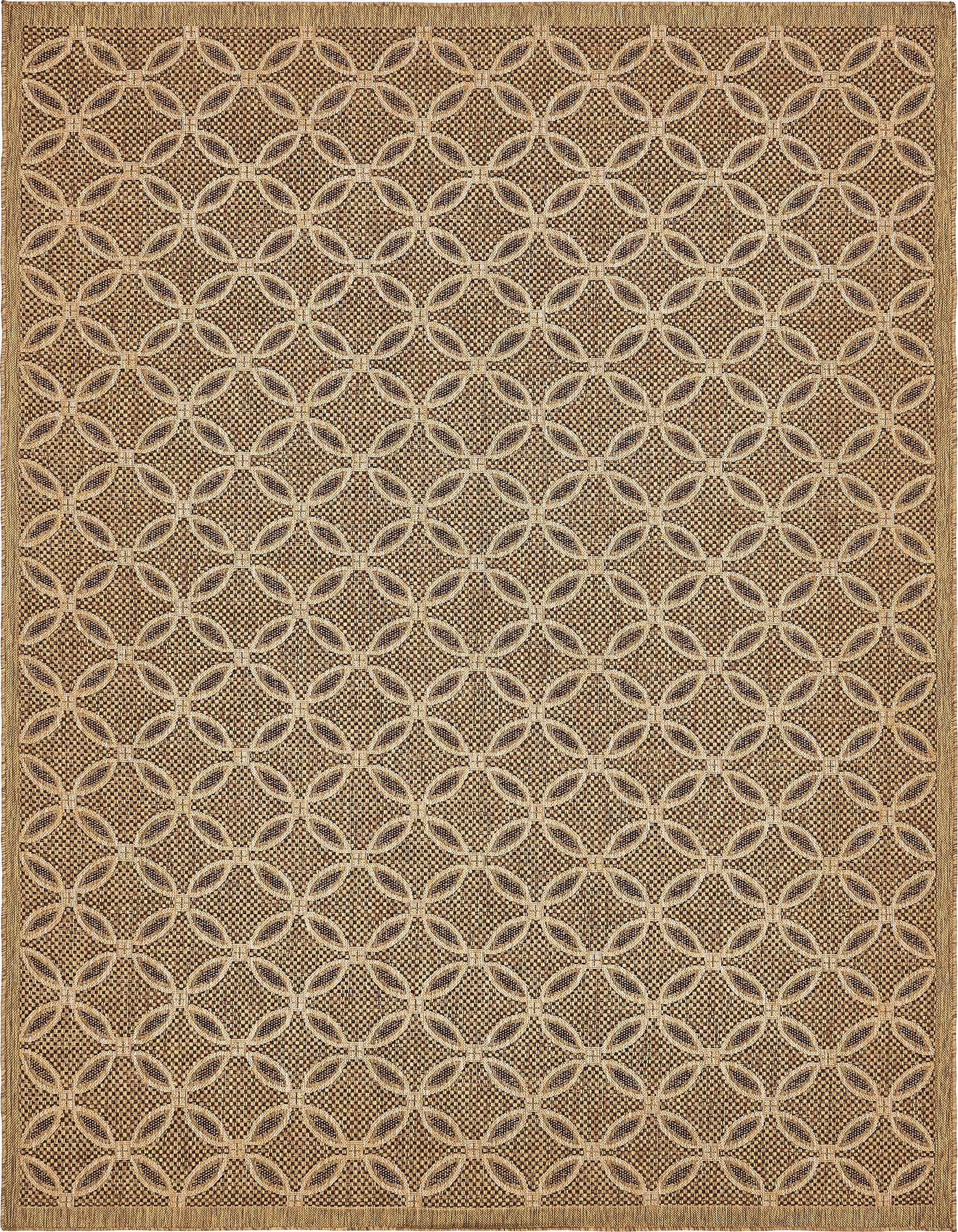 8' x 11' 4 Easy-Clean Trellis Indoor / Outdoor Rug