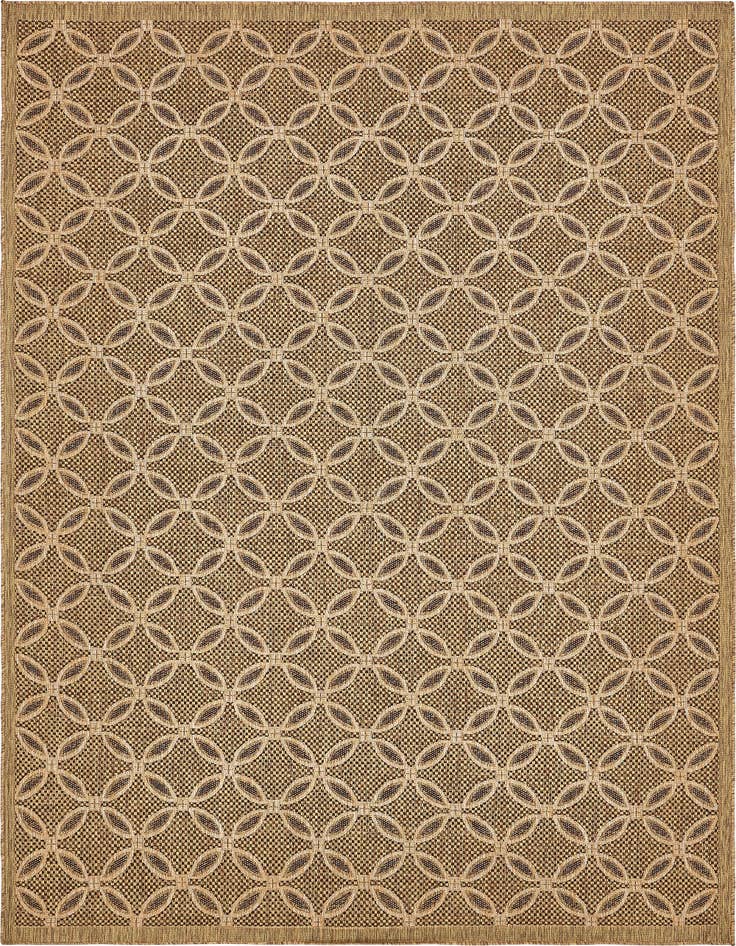 Detail image of 8' x 11' 4 Easy-Clean Trellis Indoor / Outdoor Rug